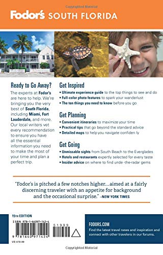 Fodor's South Florida: With Miami, Fort Lauderdale, And The Keys (Full-Color Travel Guide) #TOP1