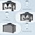Aoxun 10' x 12' Permanent Hardtop Gazebo with Galvanized Steel Double Roof and Aluminum Frames Outdoor Large Pavilion Gazebo for Patio Deck Garden, Nettings and Curtains Included, Gray