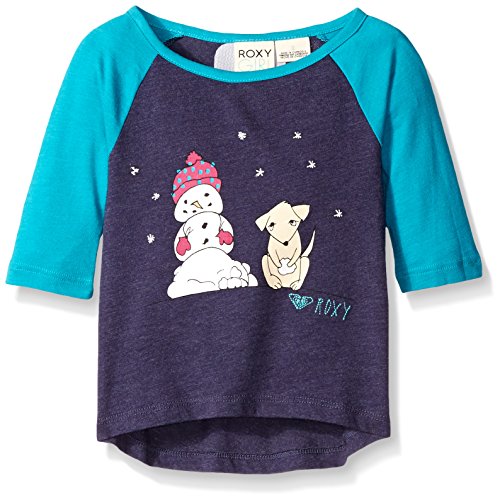 Roxy Girls' Little Lit Snow Puppy Tee