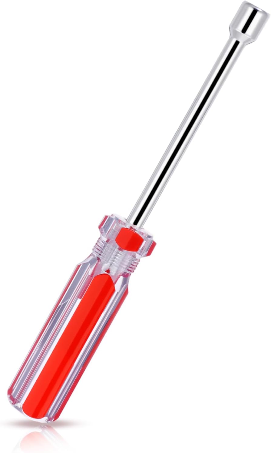 5/16 Inch Hex Nut Driver, Non-Magnetic Six Point Tip Socket Wrench Screwdriver with Cushion Grip Handle