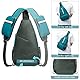 G4Free Brusttasche Sling Bags Faltbarer Schulterrucksack Umhängetasche Crossbody Herren Damen für Reise Wandern Radfahren Laufen Klettern