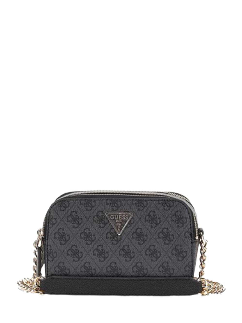 GUESS Noelle Crossbody CAM, Bolso de Mano para Mujer, Beige, Talla única