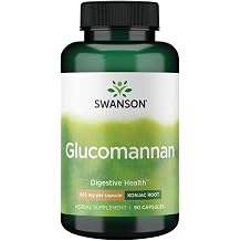 Swanson Glucomannan, 665mg - 90 caps