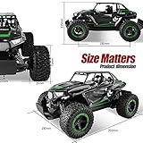 BEZGAR TB142 Remote Control Car - 1:14 Scale RC Cars, 20 Km/h 2WD All-Terrains Electric Off-Road Vehicle Truck Crawler Toy with Two Rechargeable Batteries for Boys Kids and Adults