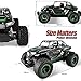 BEZGAR TB142 Remote Control Car - 1:14 Scale RC Cars, 20 Km/h 2WD All-Terrains Electric Off-Road Vehicle Truck Crawler Toy with Two Rechargeable Batteries for Boys Kids and Adults