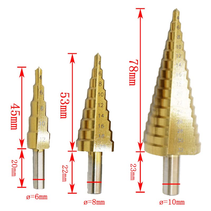 Juego de Brocas Escalonadas NUSHKI 4-32 mm miniatura 2