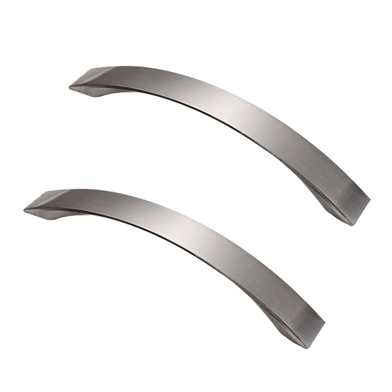 Szlxjmfl Brushed Drawer Pulls Small, 2 Pack Handle For Furniture Solid Aluminum Alloy | Plating Surface, Drawer Handles Hole Centers: 96-224Mm Cabinet Pulls Cupboard Handles Kitchen Door Handles 96Mm/3.8In