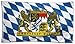 Produktbild Flaggenking Freistaat Bayern Flagge/Fahne, mehrfarbig, 150 x 90 x 1 cm, 16991