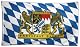 Bayern Flagge 60 x 90 cm – Reißfestes Polyester mit UV-Schutz