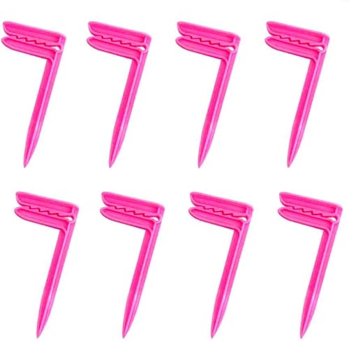 Miniatura 4 de Estacas de anclaje para exteriores, toalla de playatapete de pícnic, estacas de anclaje, paquete de 8 (azul)