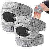XUDUOO 2PCS Kniebandage Für Männer Damen, Patella Kniebandage Knee Support, Kniebandage Meniskus für Meniskusriss Knieschmerzen Sport Arthritis Erholung Einstellbar