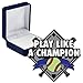 Crown Awards Softball Play Like A Champion Pins, Softball Play Like A Champion Pin with Blue Velvet Presentation Case, 1 Pack, Prime