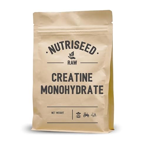 Nutriseed Creatine Monohydrate Powder 100g (Unflavoured) - 100% Pure Creatine Powder, Micronised, Supports Muscle Growth, Physical Performance & Recovery, No Additives, Vegan & Vegetarian Friendly