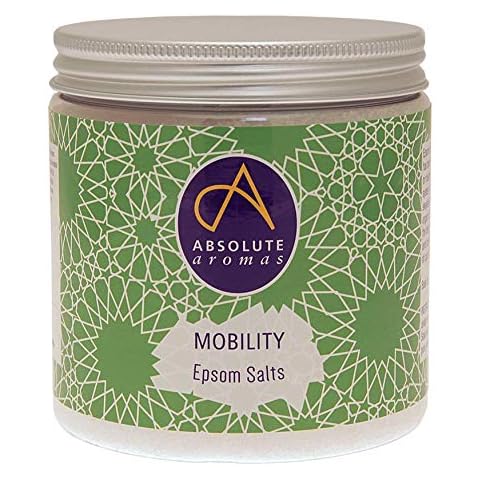 Absolute Aromas Mobility Epsom Salz 575g - Magnesiumsulfat mit 100% reinen ätherischen Ölen - Pfefferminz, Rosmarin und Eukalyptus öl Cover