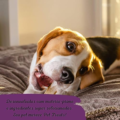 PET TREATS - 1 Orelha Suína Bacon para Cães Marrom