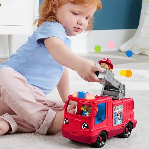 Fisher-Price Little People Fire Truck Toddler Toy - image 7