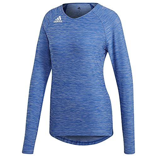 adidas Women s Hilo Long-sleeve Jersey, Collegiate Royal White, XX-Large