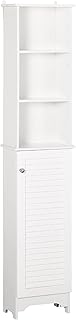 Sponsored Ad – HOMCOM Freestanding Bathroom Storage Cabinet w/ 6 Shelves Cupboard Tower Organisation Home Bathroom Furnitu...