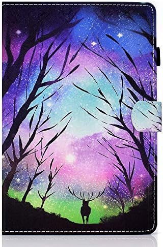 Vkooer Case for Samsung Galaxy Tab S8 2022 /S7 11 inch 2020 Cover SM-X700 / SM-X706 Flip Wallet Case Lightweight PU Leather Case Folio Stand Shell with Card Slots Magnetic Buckle, Daisy Elephant