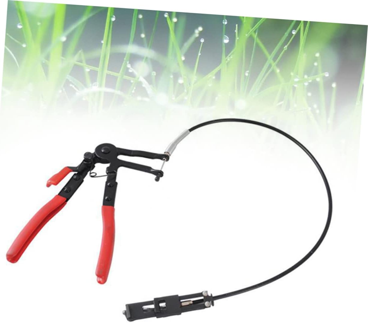 Durable Hose Clamp Pliers for Automotive Repair Flexible Swivel Flat Band Tool for Easy Removal Installation of Radiator Hose Clips Heavy Duty Chrome Vanadium with Grip