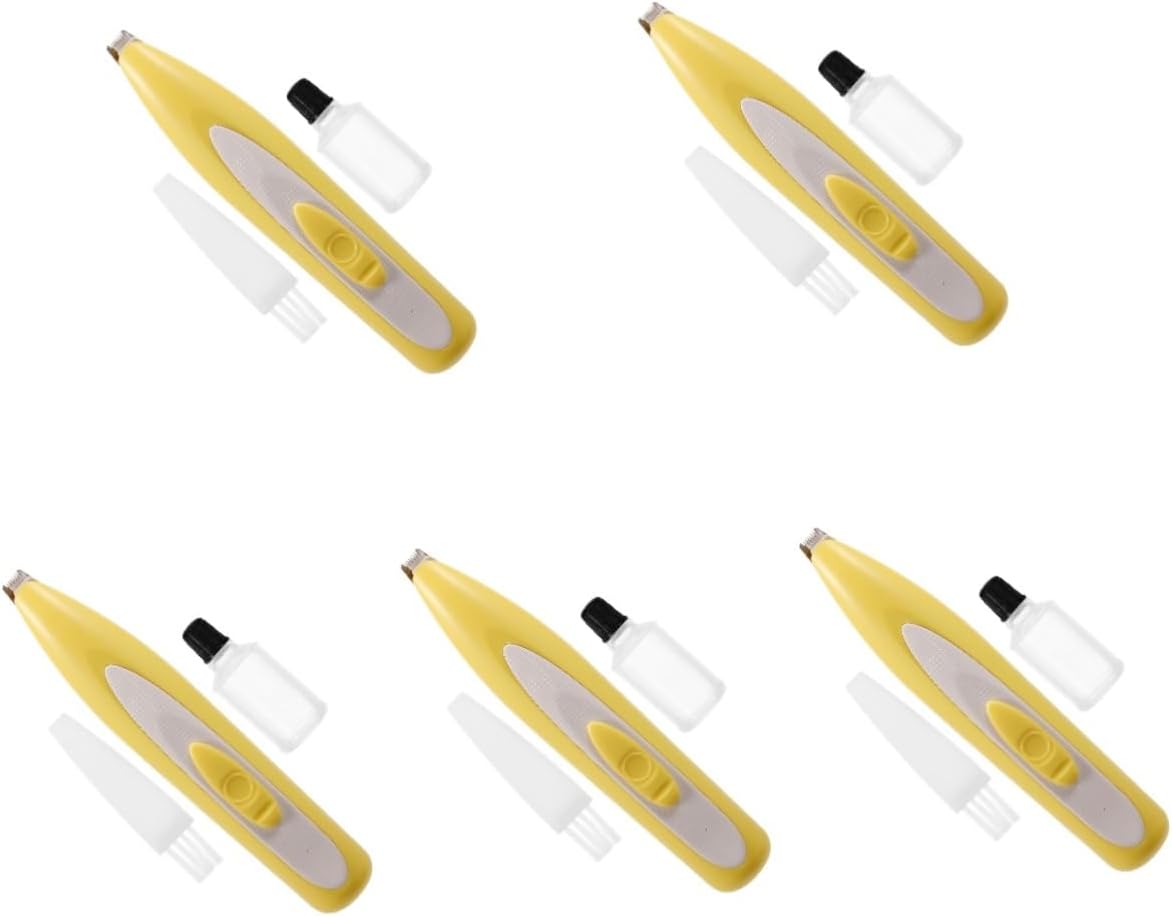 BESPORTBLE 5sets Professional Dog Grooming Kit Electric Cat Hair Clippers Pet Hair Remover Rechargeable Trimmer Quiet Design Handheld Trimmer