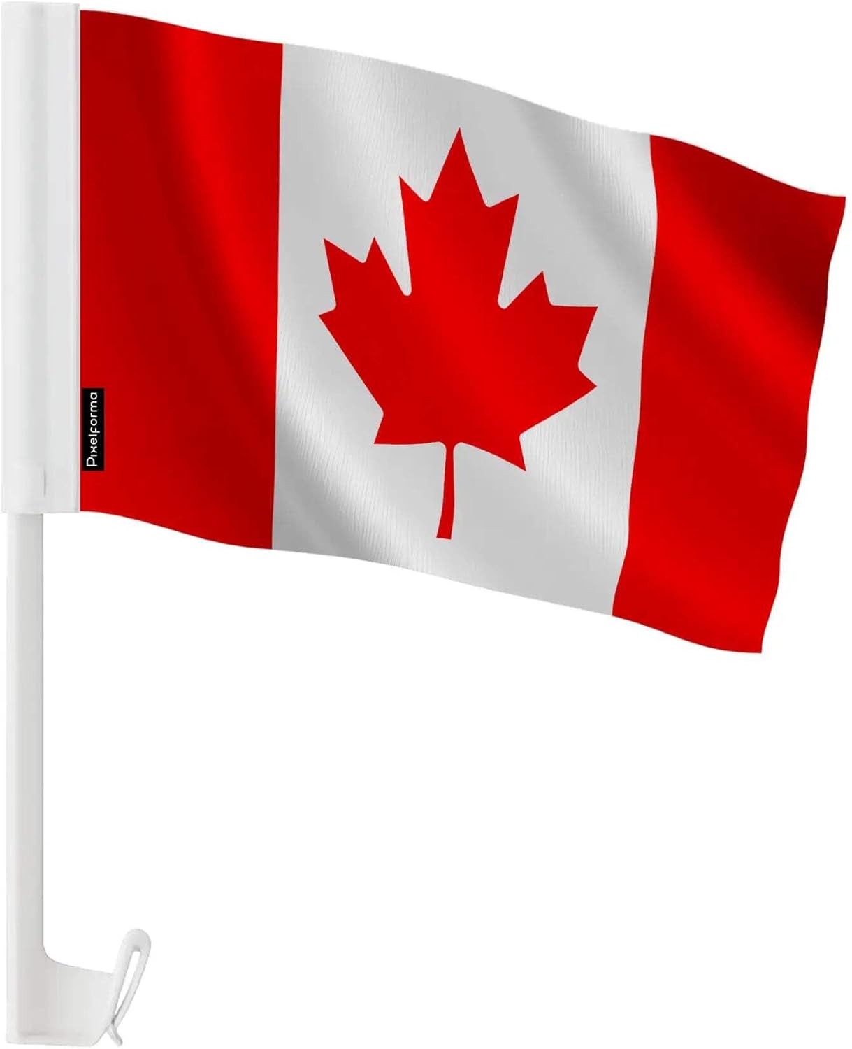 Canadian Car Flag Polyester 10 Pieces 30 x 45 cm