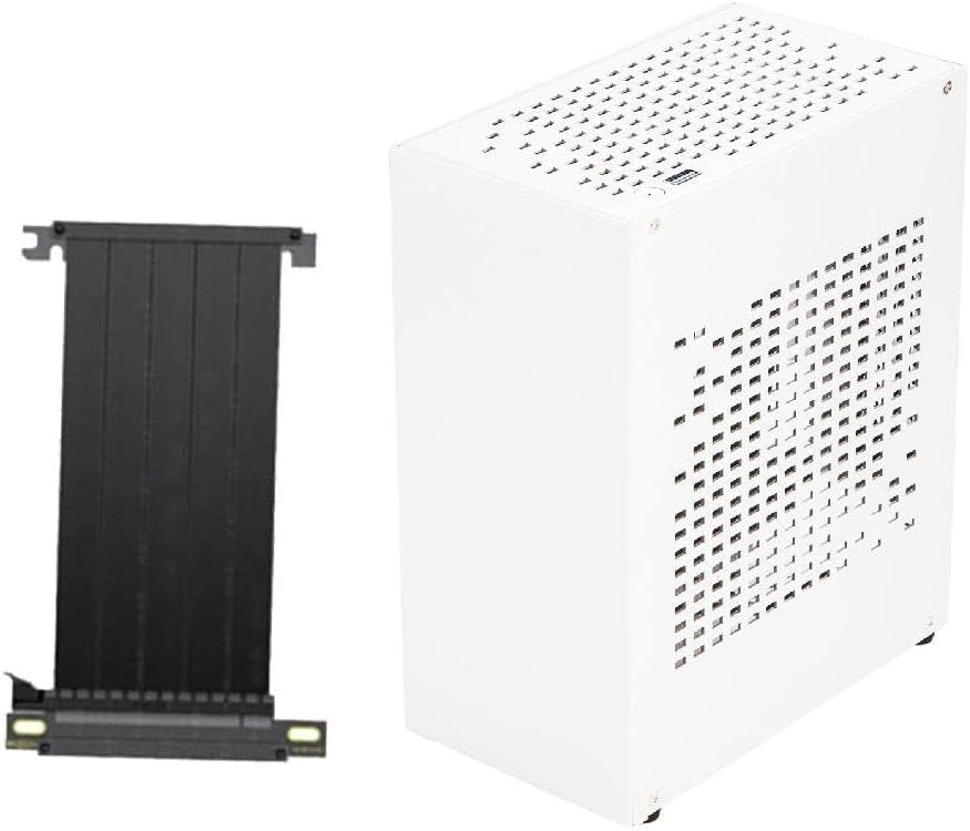 Aluminum Mini ITX Chassis For Gaming Desktop PC Case USB3.0 Support Graphics Card RTX2070 With PCIE3.0 Cable Mini ITX Computer Case Game Computer Case A07 Desktop Mini ITX Chassis Game Independent All