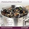 Anolon Nouvelle Stainless Steel Cookware Pots and Pans Set, 10 Piece #5