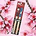 Spirited Away Bamboo Chopstick 2pcs Set -Anti-Slip Grip for Ease of Use - Authentic Japanese Design - Lightweight, Durable and Convenient