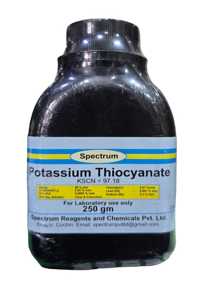 SPECTRUM Potassium Thiocyanate 98% (250GM) (Lab use only) (B0D3WZVTQ1) Amazon Price History, Amazon Price Tracker