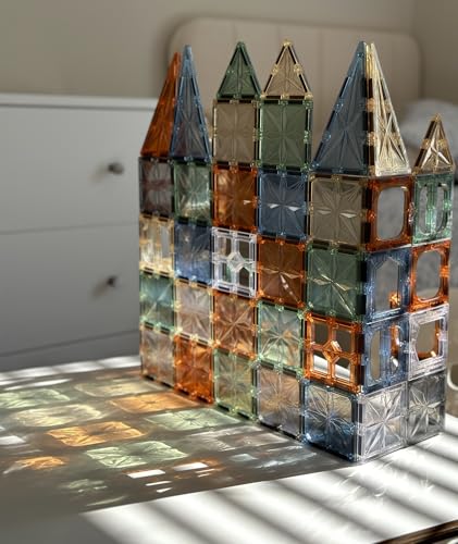 Fodoss LZW-2782 Magnetic Tiles,102Pcs Innovative 3D Magnetic Tiles Set,Magnet Building Toys thumb #6