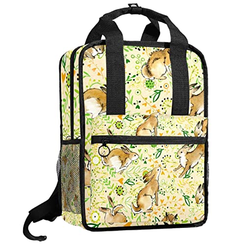 Sac à dos garçon lapin sauvage idéal pour l'école et les sorties nature