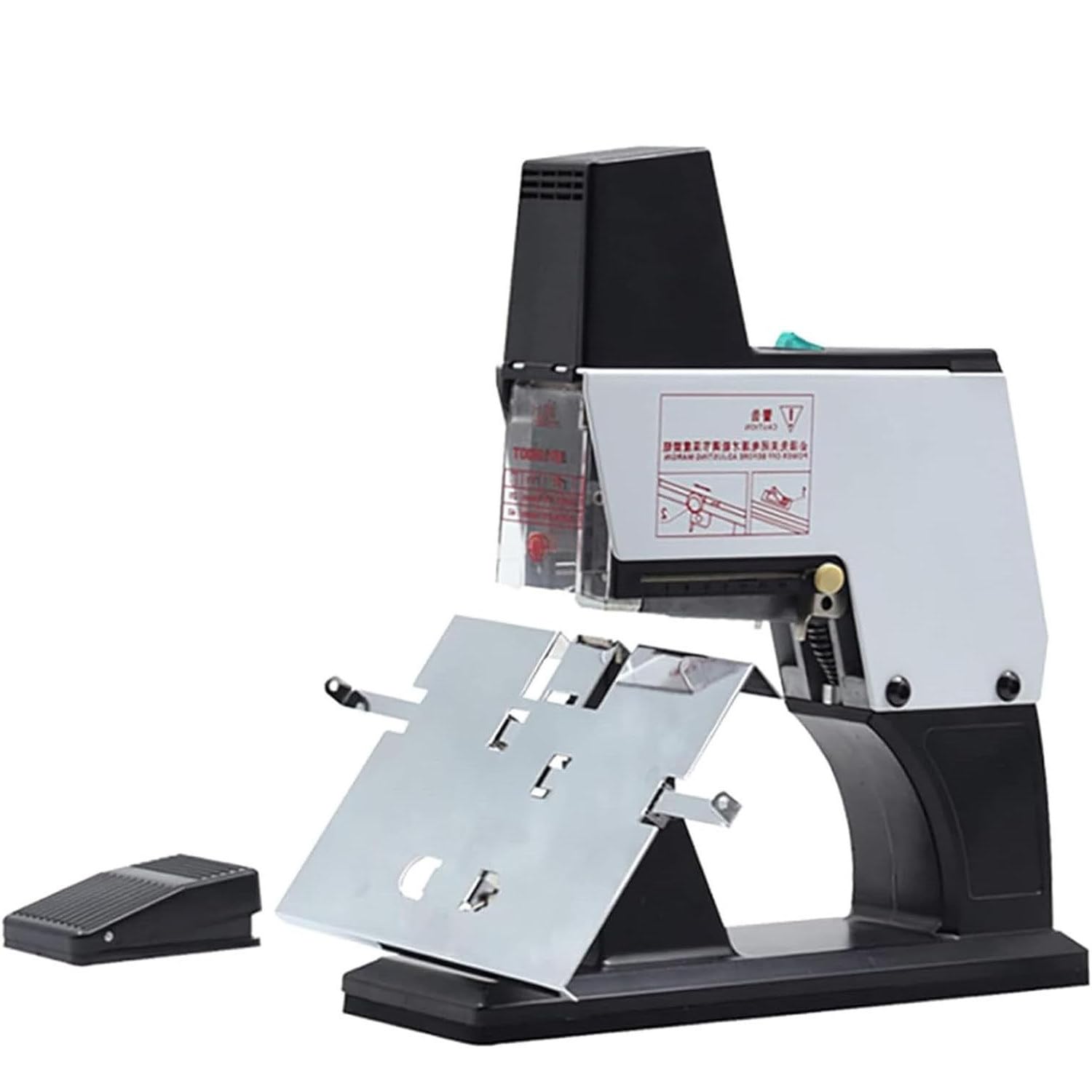 Elektryczny zszywacz biurkowy, wytrzymała maszyna do bindowania, regulowana grubość wiązania do biura i domu, 220 V, do 40 arkuszy, 1-9 poziomów intensywności