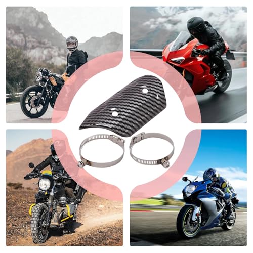 Cubierta protectora para escape de motocicleta ideal para rutas y viajes 4