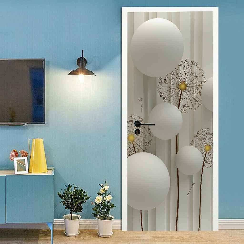 Stickers Muraux Porte 3D Auto-Adhésif - Création De Cercle Blanc -Autocollant Porte, Décoration D'Intérieur Pvc Étanche Porte Papier Peint Pour Cuisine Chambre Salle Décor Jardin D'Enfants 95 X 215 C Stickers Muraux Porte 3D Auto-Adhésif - Création De Cercle Blanc -Autocollant Porte, Décoration D'Intérieur Pvc Étanche Porte Papier Peint Pour Cuisine Chambre Salle Décor Jardin D'Enfants 95 X 215 C
