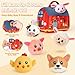 JOYSINTOY Baby Toys 6-12 Months - Soft Barn with Stuffed Farm Animals Toy, Montessori Toys for 6 Months Infant Boys Girls Sensory Gifts with Rattle, Crinkle Paper, Mirror Christmas Stocking Stuffers