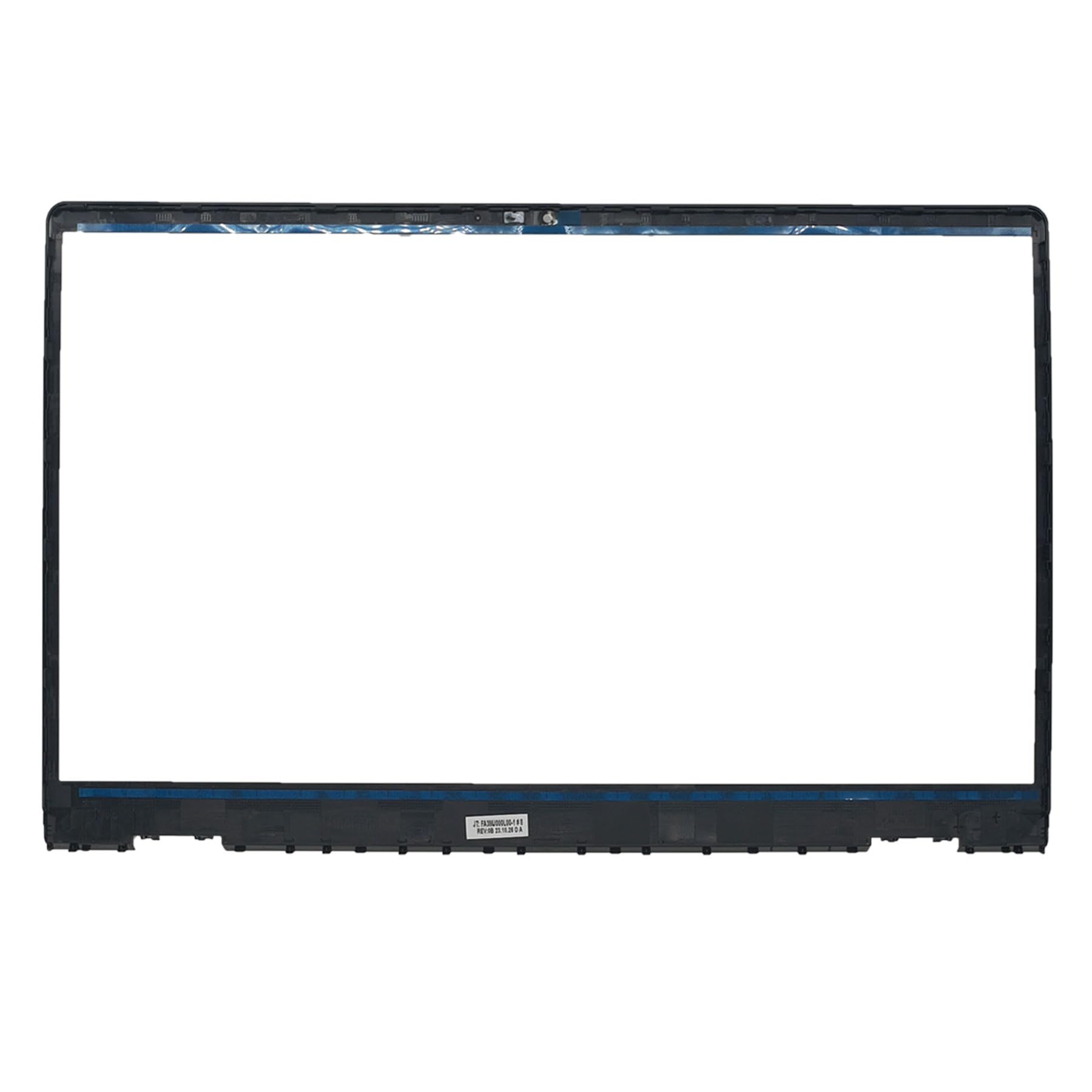 Ersatz für Dell Inspiron 15 3510 3511 3515 LCD Back Cover Rear Top Deckel mit Scharnieren und Frontblende Rahmen 0WPN8 00WPN8 9WC73 09WC73 Schwarz