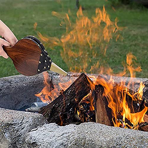 Lasenersm 1 Piece Wooden Bellow Fireplace Bellow Wooden Fireplace Bellow Air Bellow Fireplace Blower For Fireplaces Bbq And Camping #TOP4