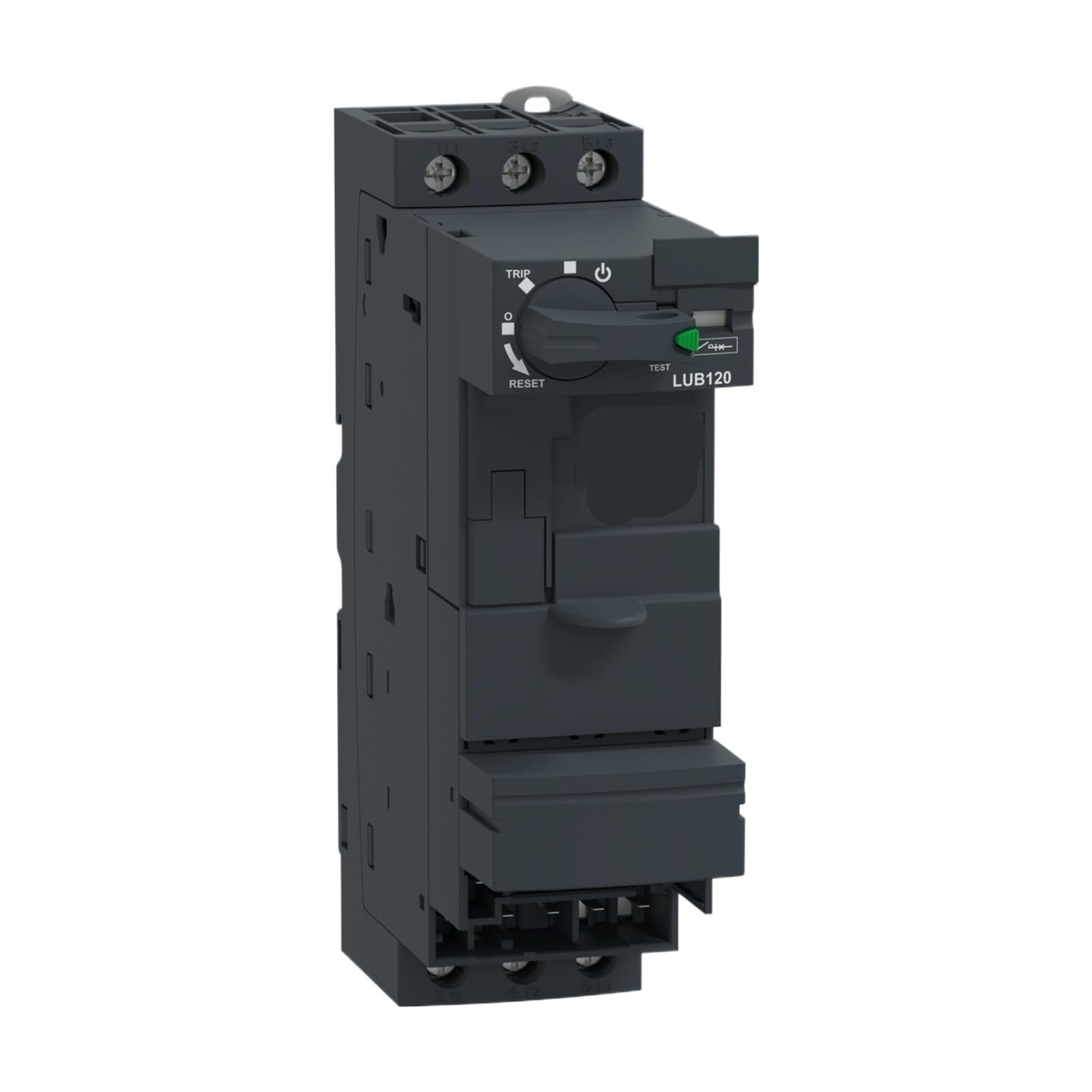 Base d'alimentation LUB120 3P 12A 690V pour disjoncteur moteur