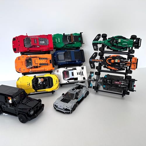 Présentoir LEGO Speed Champions : support 60° modulaire pour 6 voitures - 3