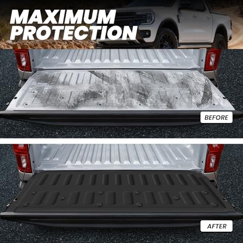 Image of LASFIT Tailgate Mat for Ford Ranger 2023 2022 2021 2020 2019 Truck Tailgate Liner All Weather Protector TPE Easy Clean Tailgate Cover