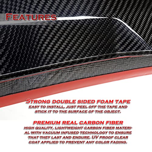 Q1-Tech, Carbon Fiber Lift Gate Trunk Spoiler Wing Compatible With 2020 - 2023 Bmw (F44) 2-Series 220I 228I M235I Gran Coupe 4-Door Only , Rear Trunk Lip Spoiler, 2021 2022, V-Style #TOP2