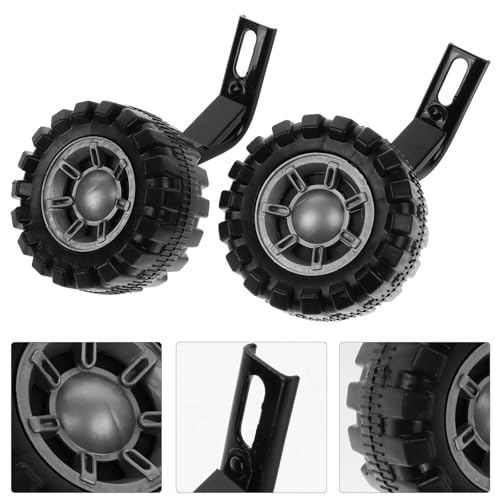 Ruedas de Entrenamiento para Bicicleta INOOMP de 12 Pulgadas, Negro, Estabilizadores Auxiliares para Equilibrio y Seguridad miniatura 6