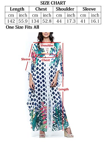 Camisón largo tipo kimono para mujer con mangas acampanadas 5
