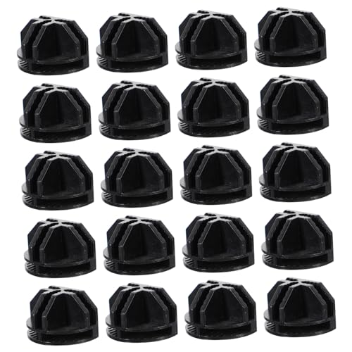 Offsch 20 Conectores Organizadores De Cubos De Alambre Diseño De Ranura Cruzada, Clips De Hebilla Abs Para Armarios Modulares Y Estanterías Seguros Y Reconfigurables