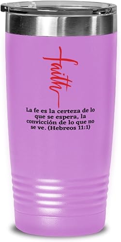 Miniatura 1 de Regalos religiosos para mujer o hombre - Fe en Dios y en su Palabra Para quinceanera, matrimonio, bautizo, primera comunión - Vaso de Vino color