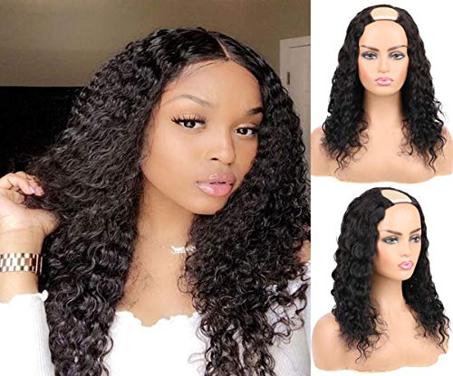 U Part Wigs Human Hair Wigs Cover