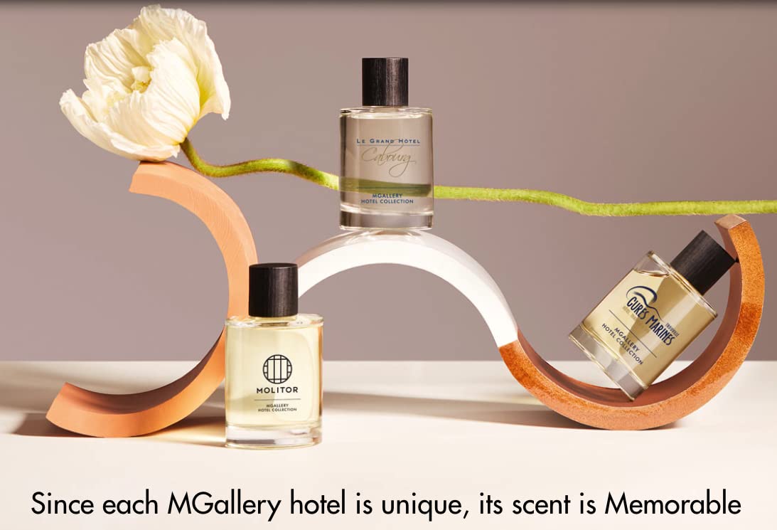 Bouquet Parfumé Hôtel Carlton Lyon – Parfum d’Ambiance - Notes d’Ylang-ylang, Santal, Patchouli - Fabriqué en France – Parfum de Grasse – 100ml