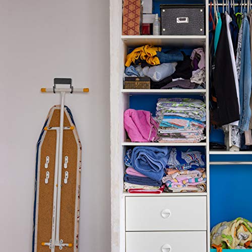 WINOMO Suporte para tábua de passar roupa para suporte de parede preto Suporte para tábua de passar