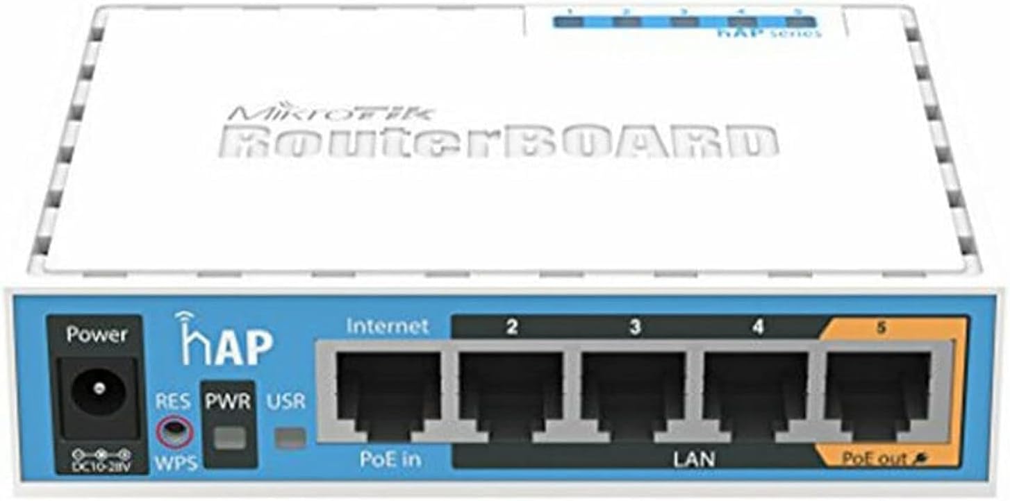 Mikrotik RouterBoard RB951Ui-2nD hAP Small Wireless Access Point 5x 10/100 Ethernet Port